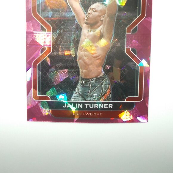 Jalin Turner 2022 Panini Prizm Pink Ice UFC Rookie Card MMA Fighter - Picture 3 of 6